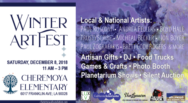 Winter ArtFest to Support Cheremoya Elementary School