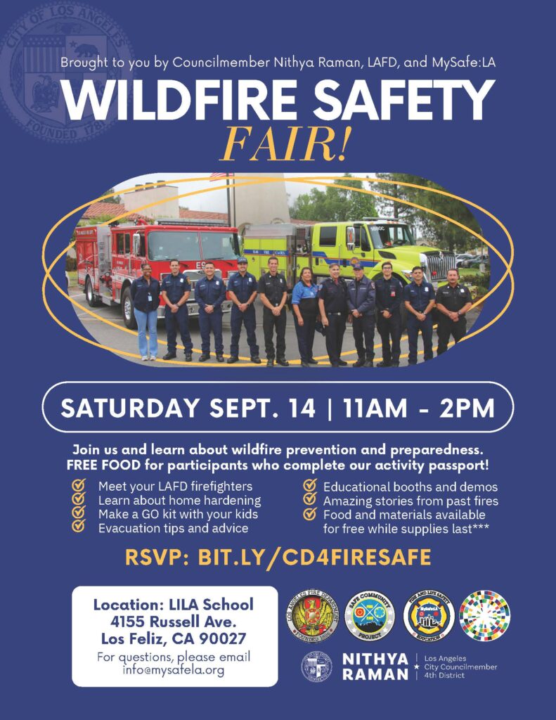 Wildfire Safety Fair Flyer