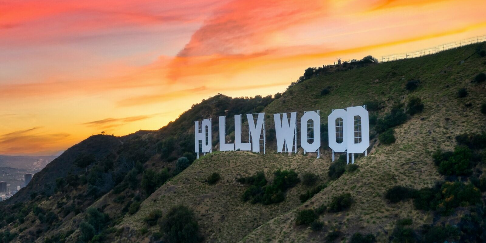 Filming Activity in the Area Surrounding the Hollywood Sign