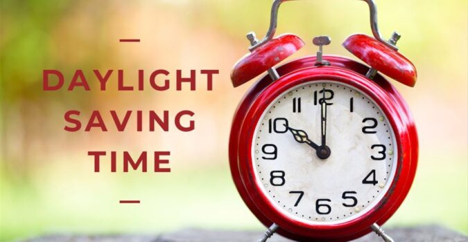 Daylight Saving Time Begins Sunday