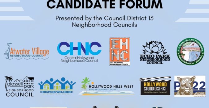Save the Date: Candidate Forum for Los Angeles City Council District 13